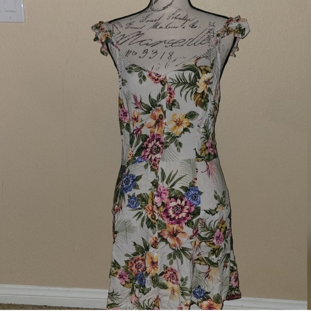 Xhilaration Floral Mini Dress - Multicolor